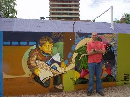 Nuevo mural de Cristian Del Vitto en Villa Carlos Paz