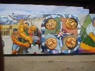 MURAL UNION TRABAJO Y DEPORTE (barrio de la Boca)